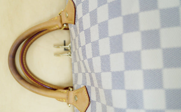 LOUIS VUITTON Damier Azur Speedy 35 Bandouliere Shoulder Bag