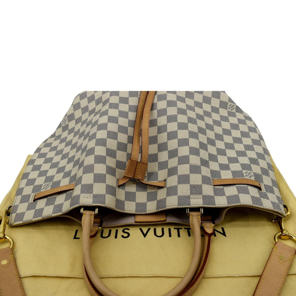 Louis Vuitton Girolata Damier Azur Shoulder Bag White - Top 