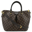 LOUIS VUITTON Siena PM Damier Ebene Shoulder Bag Brown