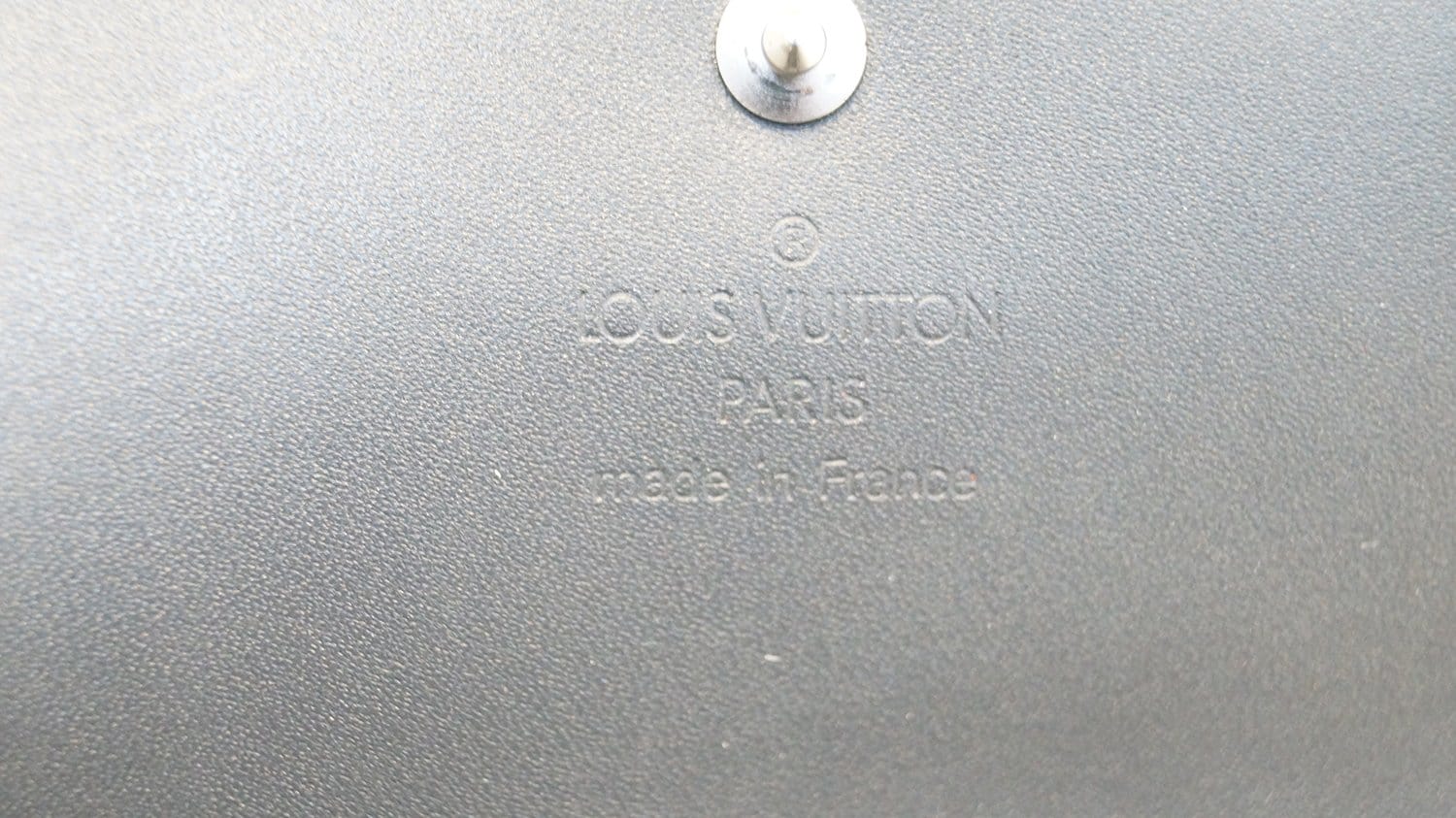 Vintage Louis Vuitton Grey Mat Monogram Porte Tresor International