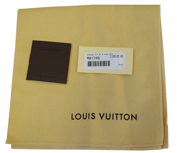 LOUIS VUITTON Avalon Rouge Fauviste Vernis Zip Shoulder Tote Bag