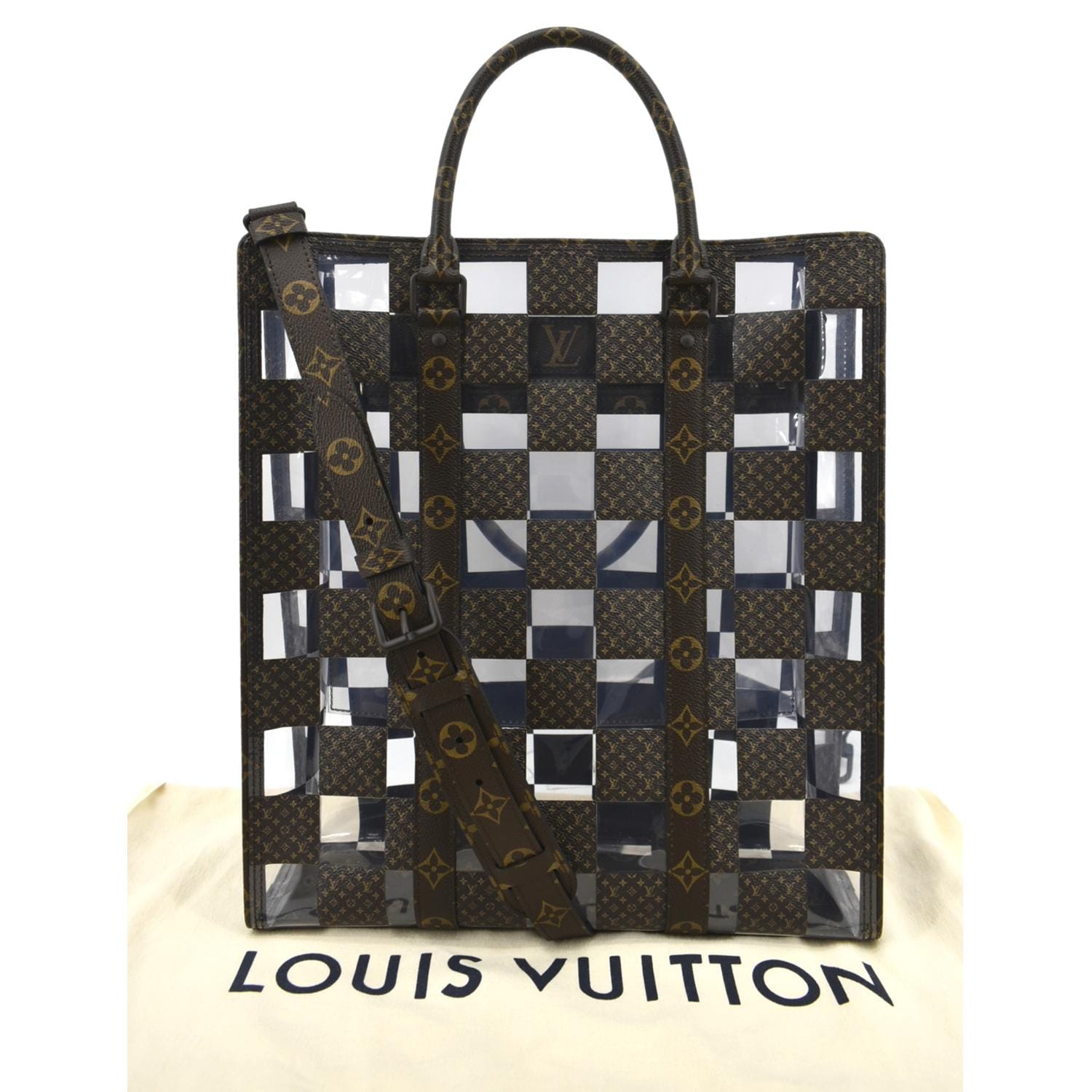 Louis Vuitton Monogram Chess Sac Plat 
