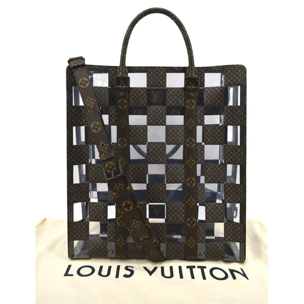 Louis Vuitton Sac Plat Chess PVC Monogram Shoulder Bag - Product