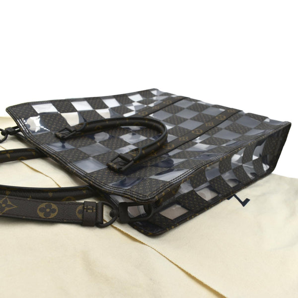 Louis Vuitton Sac Plat Chess PVC Monogram Shoulder Bag - Top Left