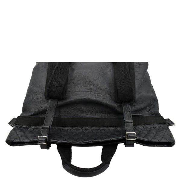 Chanel 2way Leather Shoulder Bag Black - Top