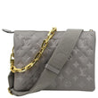 Louis Vuitton Coussin PM Monogram Embossed Shoulder Bag - Front