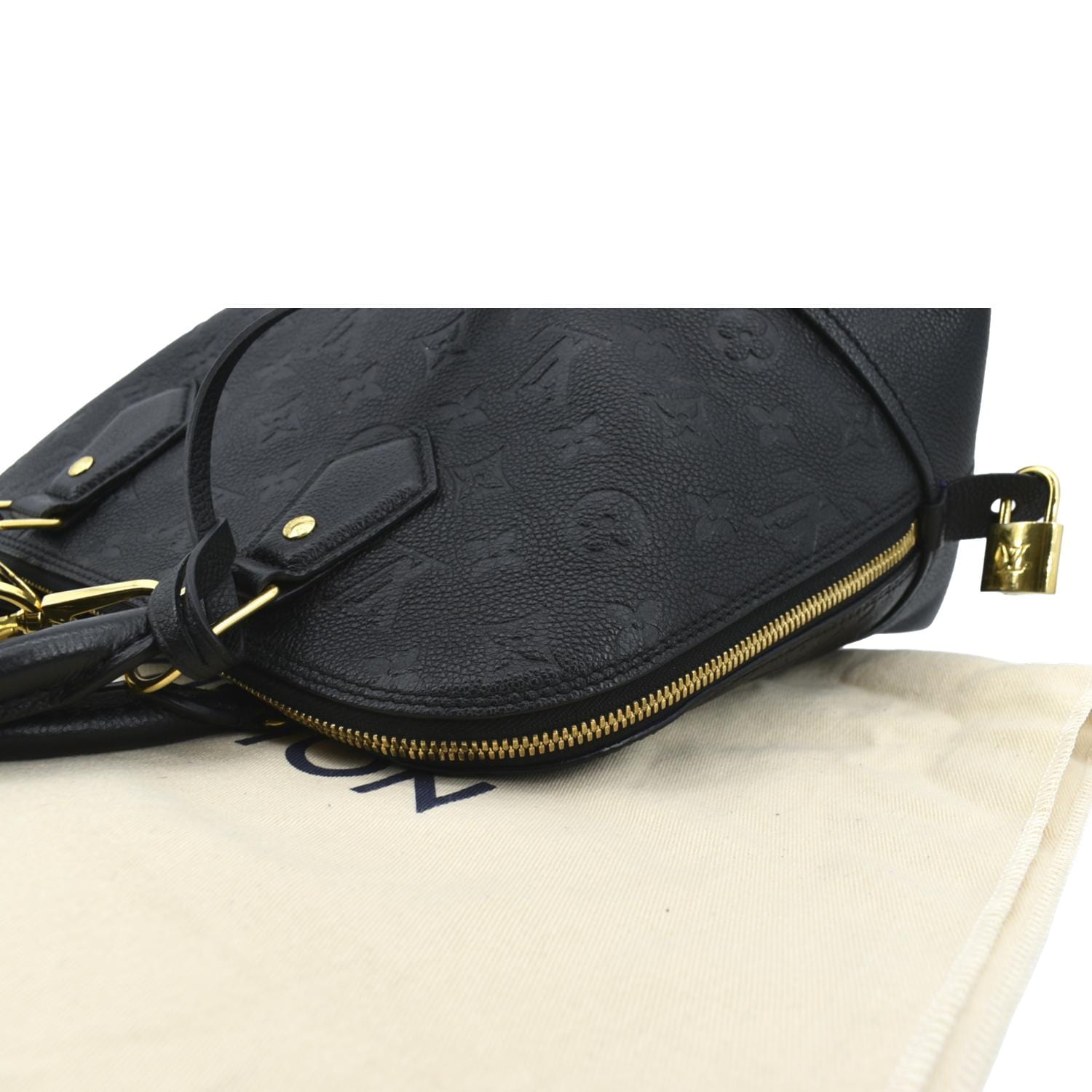 LOUIS VUITTON Neo Alma PM Monogram Empreinte Shoulder Bag Black