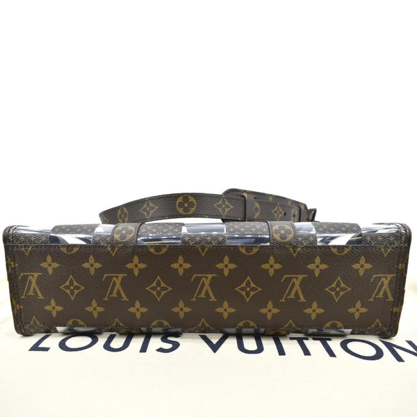 Louis Vuitton Sac Plat Chess PVC Monogram Shoulder Bag - Bottom