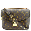 LOUIS VUITTON Metis Pochette Monogram Canvas Crossbody Bag Brown