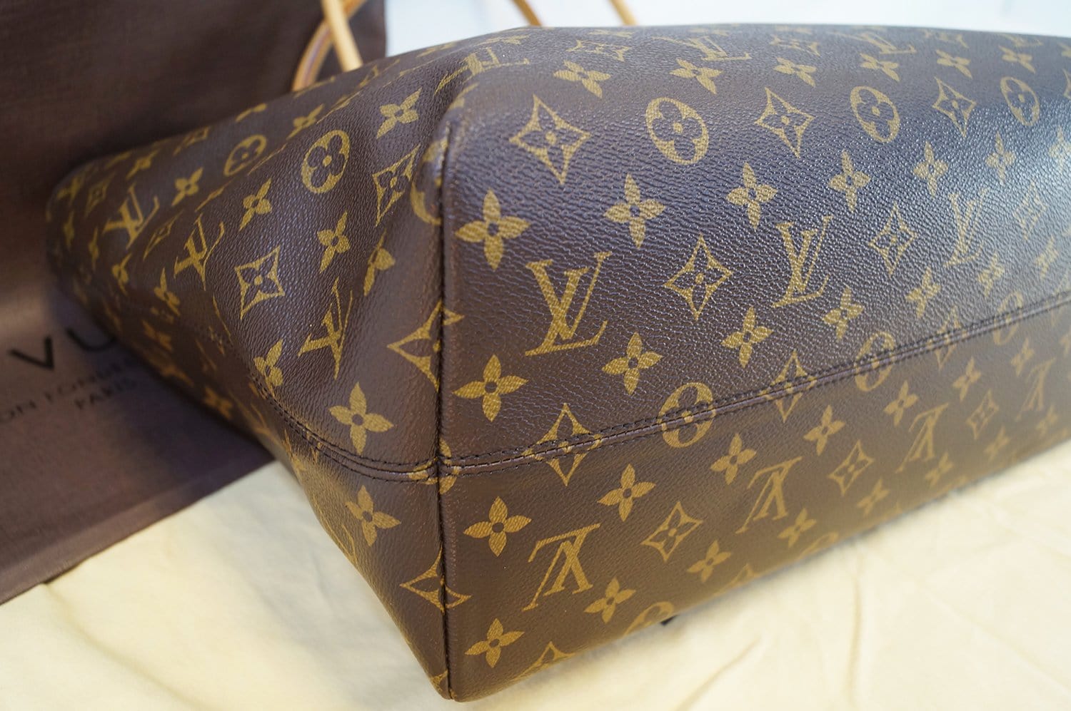Louis Vuitton Louis Vuitton Raspail MM Monogram Canvas Large Tote Bag