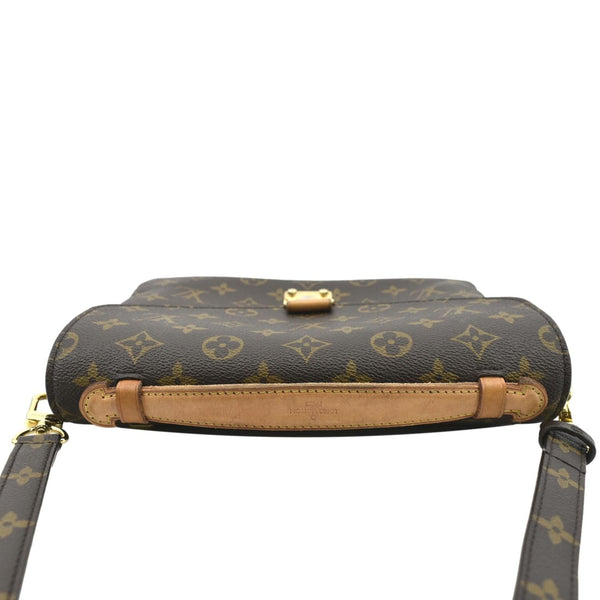 LOUIS VUITTON Metis Pochette Monogram Canvas Crossbody Bag Brown