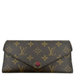LOUIS VUITTON Josephine Monogram Canvas Wallet Brown