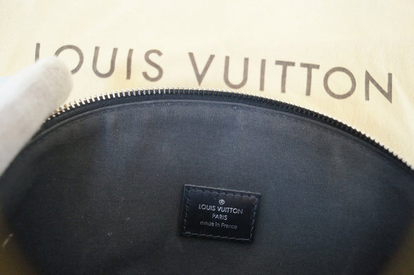 LOUIS VUITTON Black Epi Leather Lockit Satchel Bag