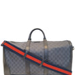 GUCCI Black Soft GG Supreme carry-on Duffle Travel Bag 478323