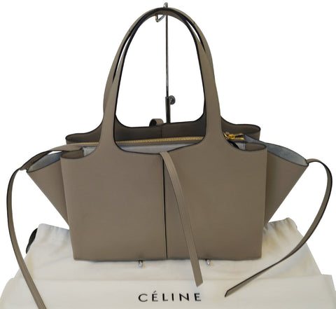 NWT CELINE Supple Calfskin Leather Medium Tri-Fold Shoulder Bag