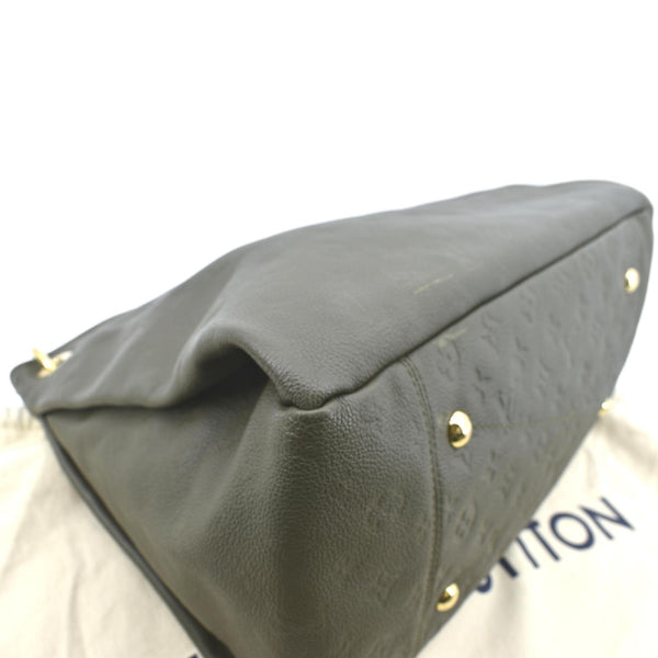 LOUIS VUITTON Artsy MM Monogram Empreinte Leather Shoulder Bag Khaki Green