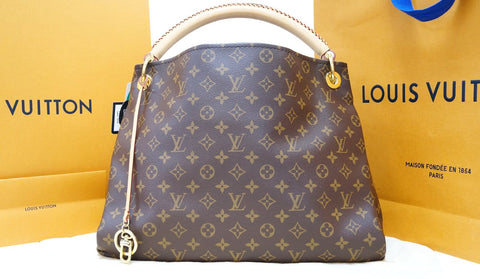 LOUIS VUITTON Monogram Canvas Artsy MM Hobo Shoulder Bag