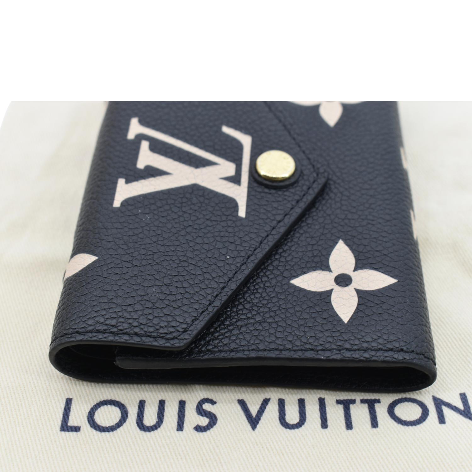 black and white monogram louis vuittons wallet