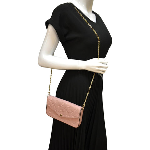 Louis Vuitton Pochette Felicie Monogram Leather Wallet  - Full View