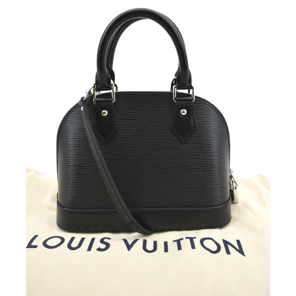 Louis Vuitton Alma BB Epi Leather Satchel Crossbody Bag - Back