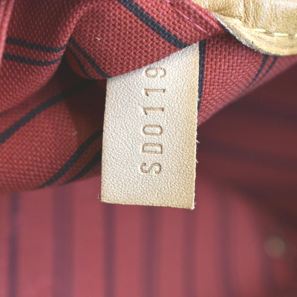 LOUIS VUITTON Neverfull MM Monogram Canvas Tote Bag Brown