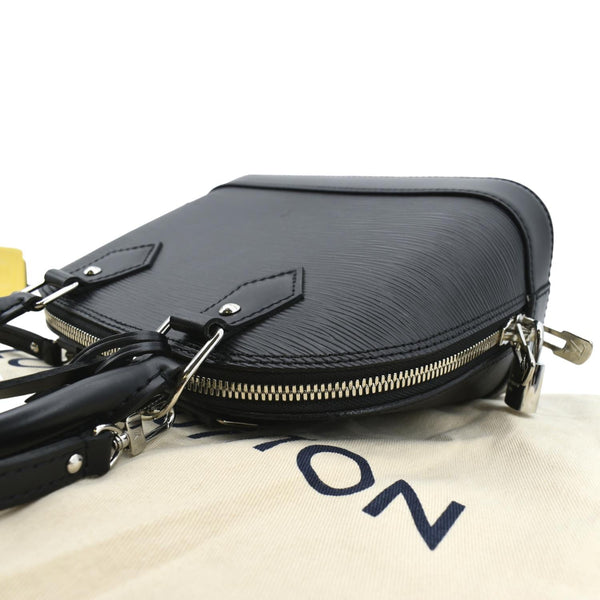 Louis Vuitton Alma BB Epi Leather Satchel Crossbody Bag - Top Left