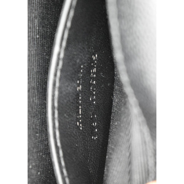 Yves Saint Laurent Kate Leather Shoulder Bag Black - Serial Number Close Look