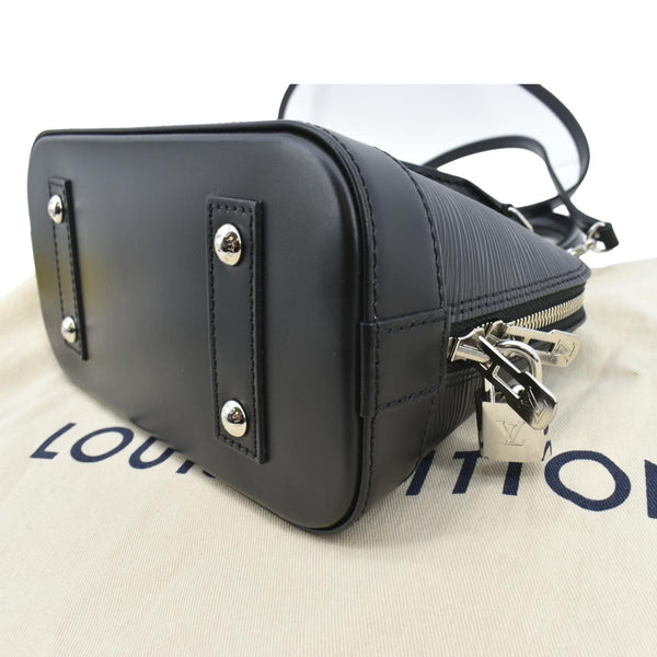 Louis Vuitton Alma BB Epi Leather Satchel Crossbody Bag - Bottom Right