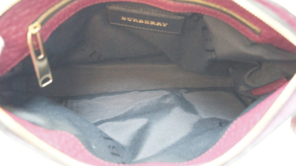Burberry Crossbody Bag Embossed Leather Chichester - inside view