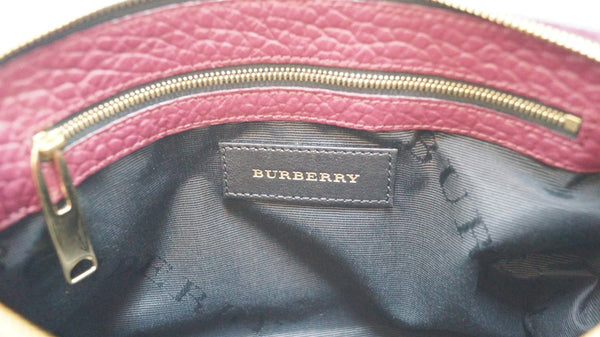 Burberry Crossbody Bag Embossed Leather Chichester - leather