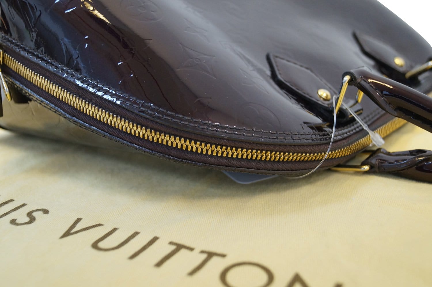 Louis Vuitton 2014 pre-owned Monogram Vernis Alma PM Handbag - Farfetch