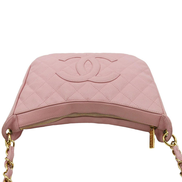 CHANEL Timeless CC Caviar Leather Flap Shoulder Bag Pink