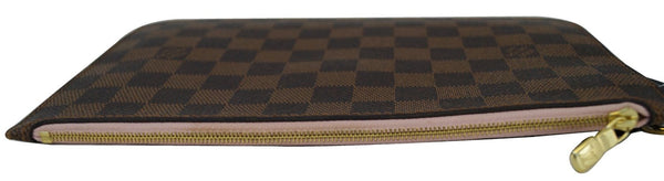 LOUIS VUITTON Damier Ebene Pink Pochette Pouch For Neverfull