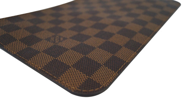 LOUIS VUITTON Damier Ebene Pink Pochette Pouch For Neverfull