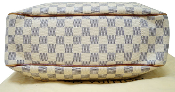 LOUIS VUITTON Damier Azur Soffi White Shoulder Handbag