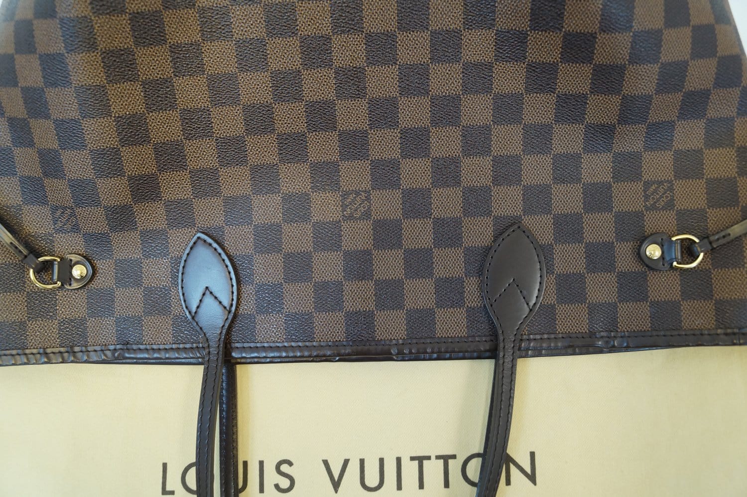 Authentic Louis Vuitton Neverfull MM Damier Ebene Baby Pink