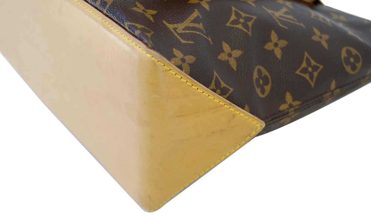 Piano cloth tote Louis Vuitton Brown in Cloth - 32474085