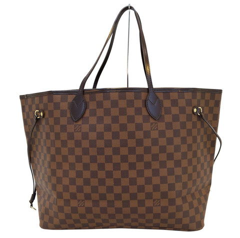 LOUIS VUITTON Damier Ebene Neverfull GM Tote Bag