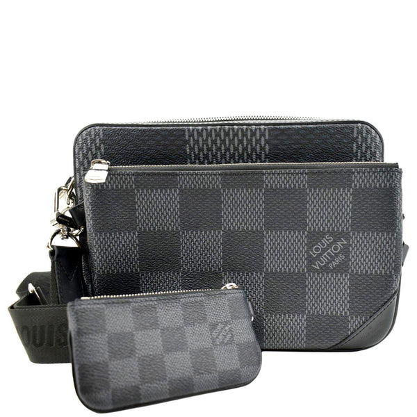 Louis Vuitton Trio Damier Graphite Messenger Bag Gray - Product