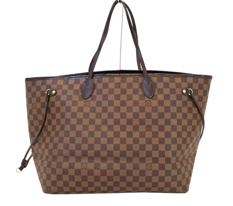 LOUIS VUITTON Damier Ebene Neverfull GM Shoulder Bag