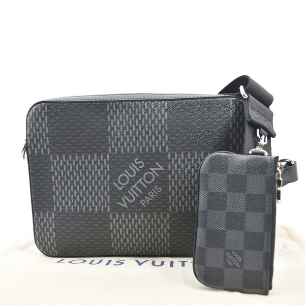 Louis Vuitton Trio Damier Graphite Messenger Bag Gray - Back