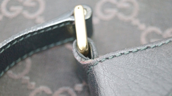 GUCCI GG Guccissima Leather Black Shoulder Bag 248272