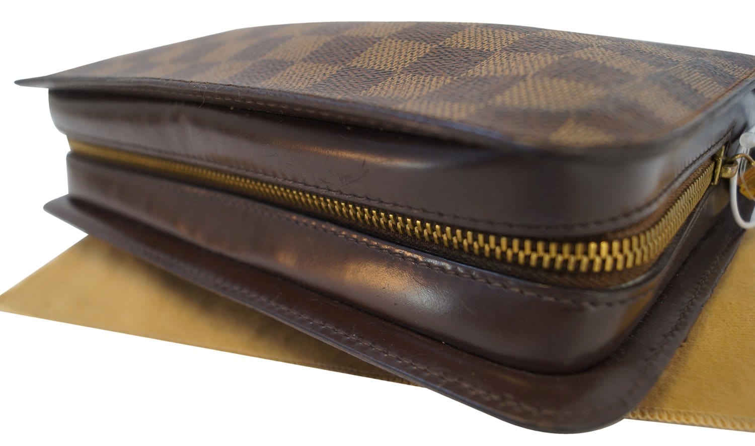 Pochette Saint Louis Clutch Damier Ebene – Keeks Designer Handbags