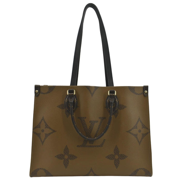 Louis Vuitton Onthego MM Giant Canvas Tote Shoulder Bag - Back