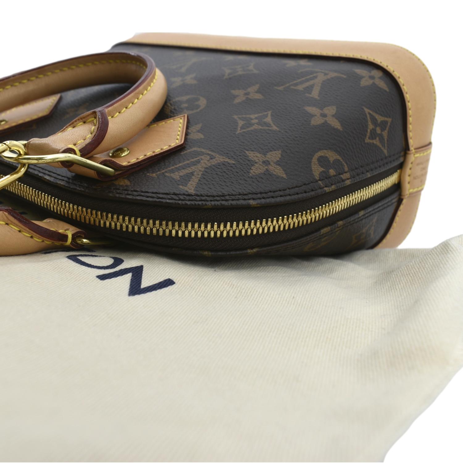 Louis Vuitton, Bags, Firmmint Louis Vuitton Alma Bnb Monogram Black Tote  Crossbody Fl176