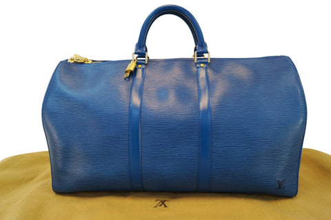 LOUIS VUITTON Epi Keepall 50 Boston Travel Bag