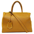 FENDI Tan Leather 2 Jours Shoulder Handbag