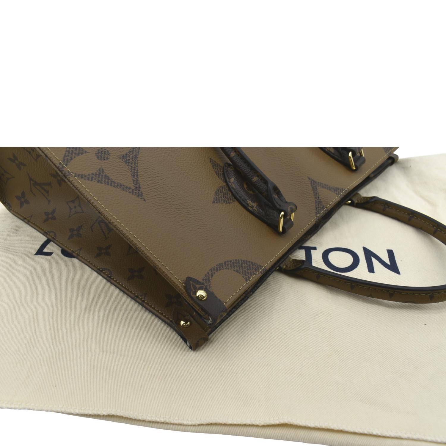 Louis Vuitton Onthego MM Giant Monogram Canvas Tote Bag