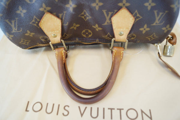 LOUIS VUITTON Monogram Canvas Speedy 30 Bag
