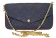 LOUIS VUITTON Empreinte Leather Feilcie Chain Pochette Clutch